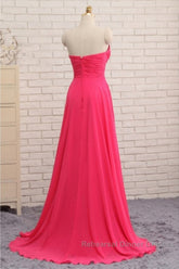 A-Line Semi Formal Prom Dresses Elegant Dress Formal Asymmetrical Sleeveless Strapless Chiffon Backless With Rhinestone Ruched Ruffles